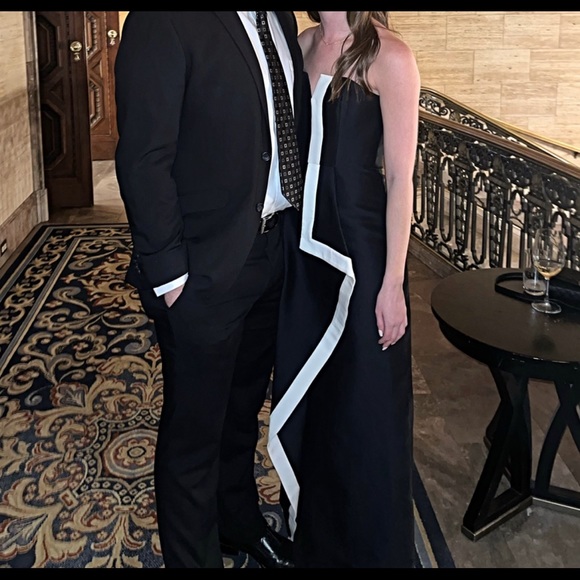 Halston Heritage Dresses & Skirts - Halston Heritage Strapless Structured Gown NWT